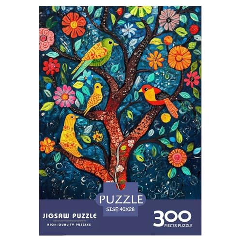 Baum des Lebens Holzpuzzles 300 Teile Erwachsene Moderne Wohnkultur Family Challenging Games Lernspiel Geburtstagsgeschenk Entspannung Und Intelligenz 300pcs (40x28cm) von SHUNXIFQ