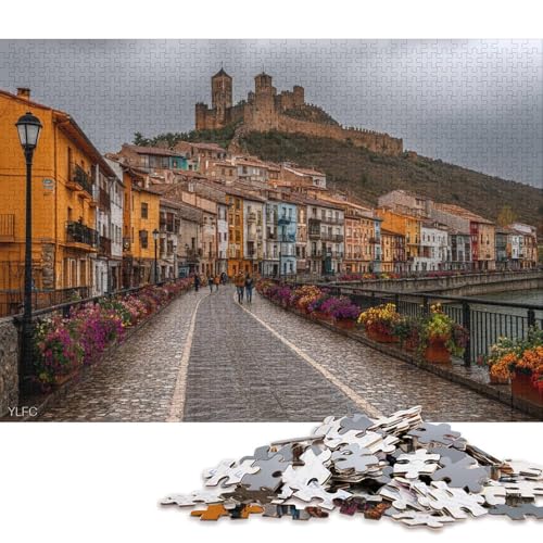 Benavente Holzpuzzless 500 Teile Für Erwachsene Wohnkultur Geburtstagsgeschenk EduKatzeional Game Family Challenging Games Stress Relief Toy 500pcs (52x38cm) von SHUNXIFQ
