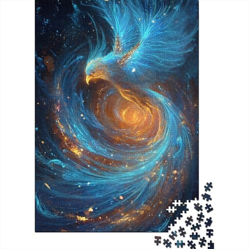 Blue Phönix Holzpuzzles 1000 Teile Erwachsene Family Challenging Games Moderne Wohnkultur Educational Game Geburtstagsgeschenk Stress Relief 1000pcs (75x50cm) von SHUNXIFQ