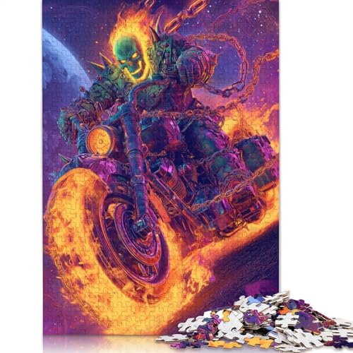 Böser Ritter Holzpuzzles 300 Teile Erwachsene Wohnkultur Geburtstagsgeschenk Geschicklichkeitsspiel Für Die Ganze Familie Lernspiel Stress Relief 300pcs (40x28cm) von SHUNXIFQ