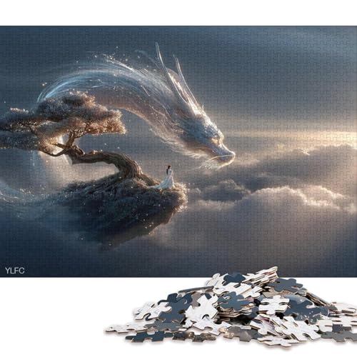 Bonsai-Baum Holzpuzzles Erwachsene 300 Teile Lernspiel Geschicklichkeitsspiel Für Die Ganze Familie Geburtstagsgeschenk Home Decor Stress Relief 300pcs (40x28cm) von SHUNXIFQ