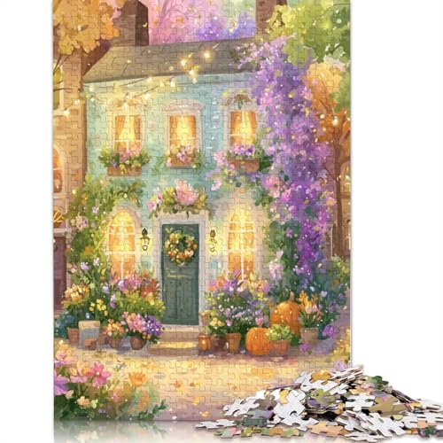 Buchladen Holzpuzzles 500 Teile Erwachsene Moderne Wohnkultur Family Challenging Games Lernspiel Geburtstagsgeschenk Entspannung Und Intelligenz 500pcs (52x38cm) von SHUNXIFQ