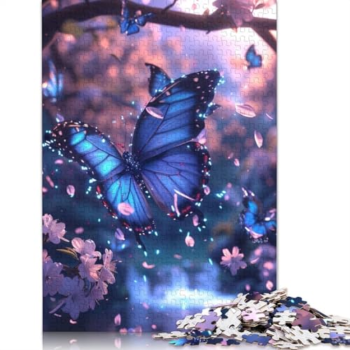 Butterfly Holzpuzzles 300 Teile Erwachsene Moderne Wohnkultur Family Challenging Games Lernspiel Geburtstagsgeschenk Entspannung Und Intelligenz 300pcs (40x28cm) von SHUNXIFQ