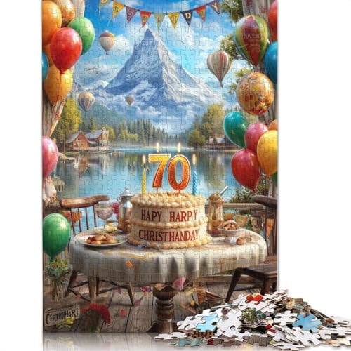Christlich Holzpuzzles 300 Teile Erwachsene Lernspiel Family Challenging Games Geburtstagsgeschenk Home Decor Stress Relief Toy 300pcs (40x28cm) von SHUNXIFQ