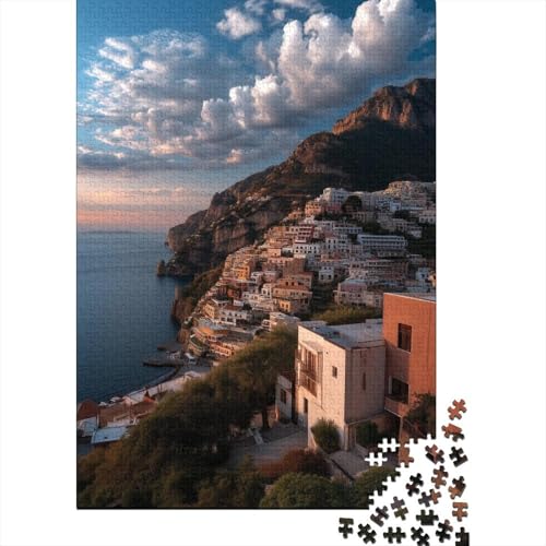 Cinque Terre (2) Holzpuzzles 1000 Teile Für Erwachsene Family Challenging Games Geburtstagsgeschenk Lernspiel Moderne Wohnkultur Stress Relief 1000pcs (75x50cm) von SHUNXIFQ