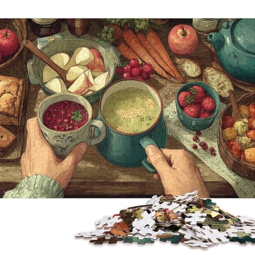 Cranberries Holzpuzzles Für Erwachsene 300 Teile GeburtHirschsgeschenk Family Challenging Games Lernspiel Wohnkultur Stress Relief 300pcs (40x28cm) von SHUNXIFQ