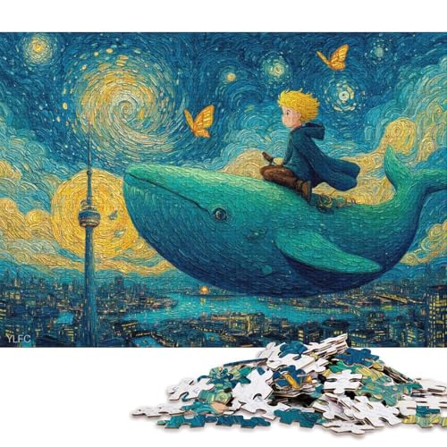 DER KLEINE Prinz Holzpuzzles 300 Teile Erwachsene Moderne Wohnkultur Family Challenging Games Lernspiel Geburtstagsgeschenk Entspannung Und Intelligenz 300pcs (40x28cm) von SHUNXIFQ