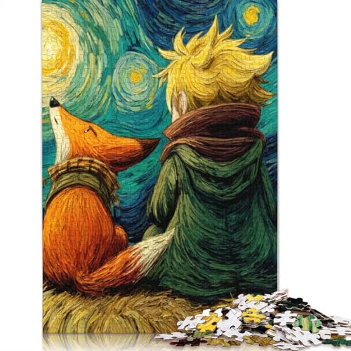 Der kleine Prinz Holzpuzzles Für Erwachsene 300 Teile Lernspiel Family Challenging Games Geburtstagsgeschenk Wohnkultur Stress Relief Toy 300pcs (40x28cm) von SHUNXIFQ