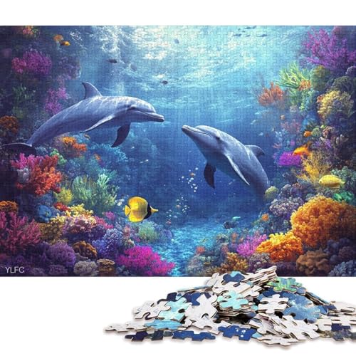 Die Schönheit des Ozeans Holzpuzzles Für Erwachsene 1000 Teile Geburtstagsgeschenk Family Challenging Games Home Decor Educational Game Stress Relief Toy 1000pcs (75x50cm) von SHUNXIFQ
