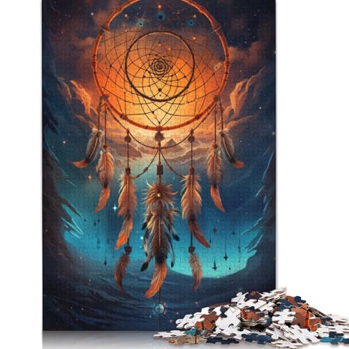 Dream Catcher Holzpuzzles Erwachsene 300 Teile Lernspiel Geschicklichkeitsspiel Für Die Ganze Familie Geburtstagsgeschenk Home Decor Stress Relief 300pcs (40x28cm) von SHUNXIFQ