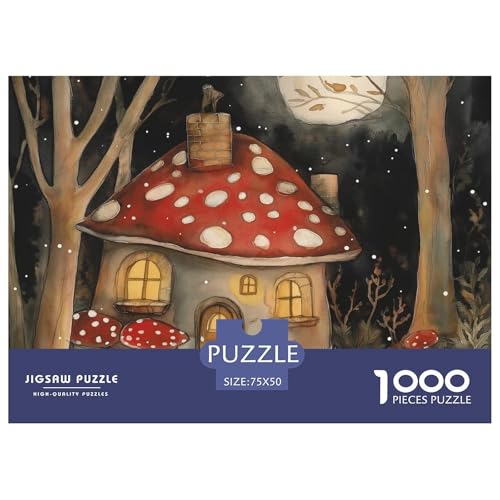 Eigel Holzpuzzless Für Erwachsene 1000 Teile Wohnkultur Lernspiel Family Challenging Games Geburtstagsgeschenk Stress Relief Toy 1000pcs (75x50cm) von SHUNXIFQ