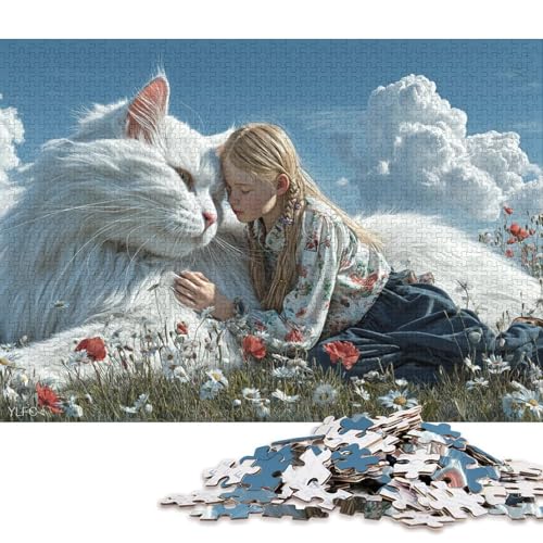 Europäisches Mädchen Holzpuzzless 300 Teile Erwachsene Wohnkultur Educational Game Family Challenging Games GeburtHirschsgeschenk Stress Relief Toy 300pcs (40x28cm) von SHUNXIFQ
