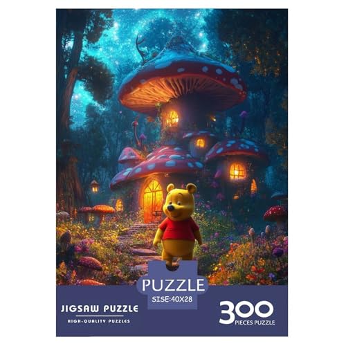 Fantastic Mushroom Holzpuzzles 300 Teile Für Erwachsene Geburtstagsgeschenk Educational Game Moderne Wohnkultur Family Challenging Games Stress Relief Toy 300pcs (40x28cm) von SHUNXIFQ