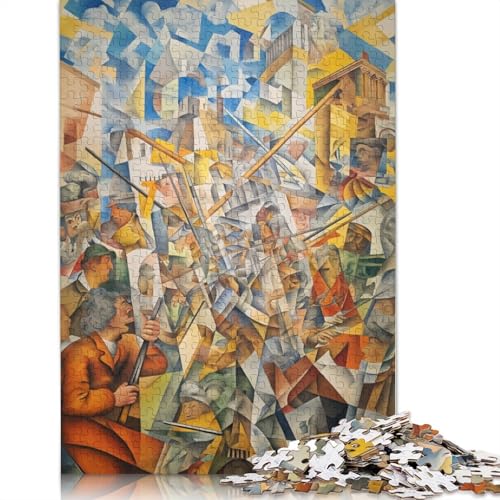 Französische Revolution Holzpuzzles 300 Teile Für Erwachsene Family Challenging Games Geburtstagsgeschenk Lernspiel Moderne Wohnkultur Stress Relief 300pcs (40x28cm) von SHUNXIFQ