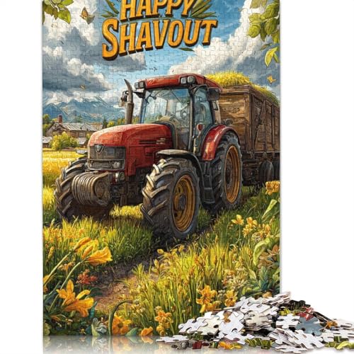 Fröhliche Shaveout Holzpuzzles 300 Teile Erwachsene Wohnkultur Geburtstagsgeschenk Geschicklichkeitsspiel Für Die Ganze Familie Lernspiel Stress Relief 300pcs (40x28cm) von SHUNXIFQ