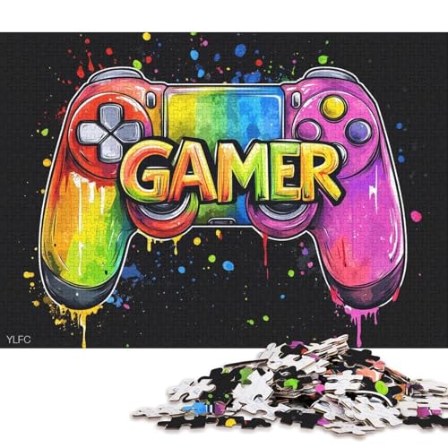 Gamer Holzpuzzles 1000 Teile Erwachsene Moderne Wohnkultur Family Challenging Games Lernspiel Geburtstagsgeschenk Entspannung Und Intelligenz 1000pcs (75x50cm) von SHUNXIFQ