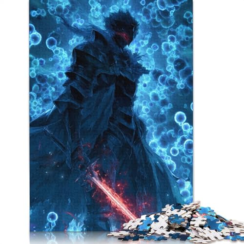 Ghost Rider Holzpuzzles 500 Teile Erwachsene Geschicklichkeitsspiel Für Die Ganze Familie Home Decor Geburtstagsgeschenk Lernspiel Stress Relief 500pcs (52x38cm) von SHUNXIFQ