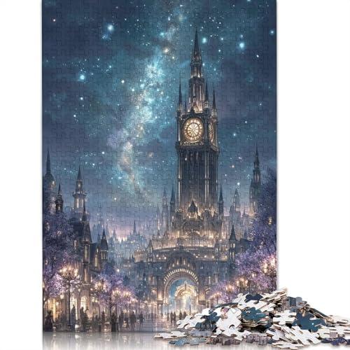 Glockenturm Holzpuzzles 500 Teile Erwachsene Moderne Wohnkultur Family Challenging Games Lernspiel Geburtstagsgeschenk Entspannung Und Intelligenz 500pcs (52x38cm) von SHUNXIFQ