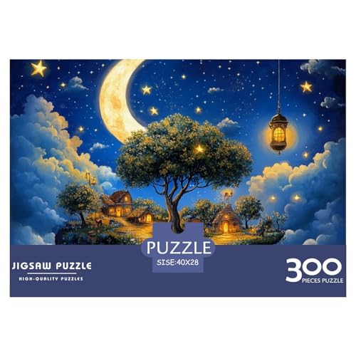 Gute Träume. Holzpuzzles Erwachsene 300 Teile Family Challenging Games Home Decor Lernspiel Geburtstagsgeschenk Stress Relief Toy 300pcs (40x28cm) von SHUNXIFQ