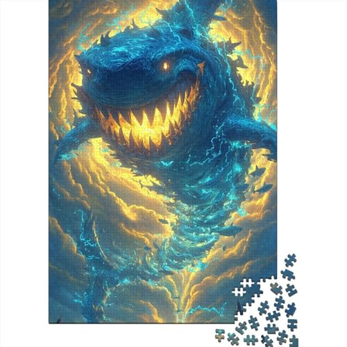 Hai Holzpuzzless Erwachsene 1000 Teile Family Challenging Games Wohnkultur Lernspiel Geburtstagsgeschenk Entspannung Und Intelligenz 1000pcs (75x50cm) von SHUNXIFQ