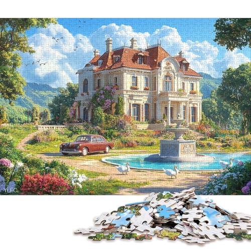 Herrenhausgarten Holzpuzzles 1000 Teile Erwachsene Moderne Wohnkultur Family Challenging Games Lernspiel Geburtstagsgeschenk Entspannung Und Intelligenz 1000pcs (75x50cm) von SHUNXIFQ