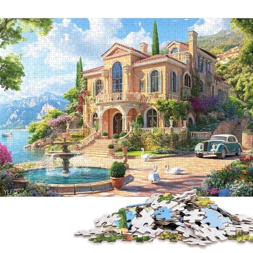 Herrenhausgarten Holzpuzzles 1000 Teile Für Erwachsene Geburtstagsgeschenk Lernspiel Family Challenging Games Home Decor Entspannung Und Intelligenz 1000pcs (75x50cm) von SHUNXIFQ