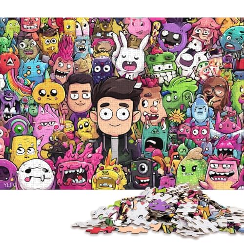 Hintergrund-Avatar Holzpuzzless 300 Teile Erwachsene Geburtstagsgeschenk Family Challenging Games Moderne Wohnkultur Educational Game Stress Relief Toy 300pcs (40x28cm) von SHUNXIFQ