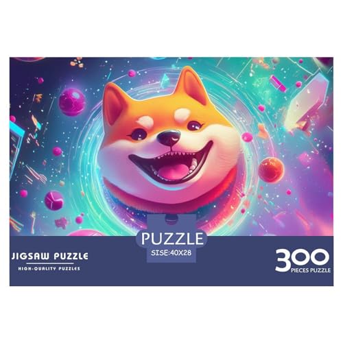 Holzhund Holzpuzzles Erwachsene 300 Teile Home Decor Family Challenging Games Educational Game Geburtstagsgeschenk Stress Relief Toy 300pcs (40x28cm) von SHUNXIFQ