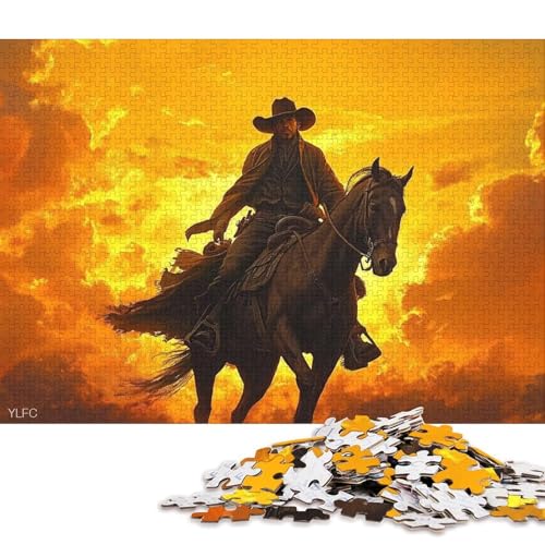 Jeansmänner Holzpuzzles Erwachsene 1000 Teile Family Challenging Games Home Decor Lernspiel Geburtstagsgeschenk Stress Relief Toy 1000pcs (75x50cm) von SHUNXIFQ