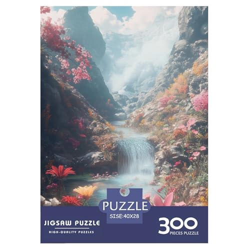 Kirschblüte Holzpuzzles 300 Teile Erwachsene Family Challenging Games Moderne Wohnkultur Educational Game Geburtstagsgeschenk Stress Relief 300pcs (40x28cm) von SHUNXIFQ