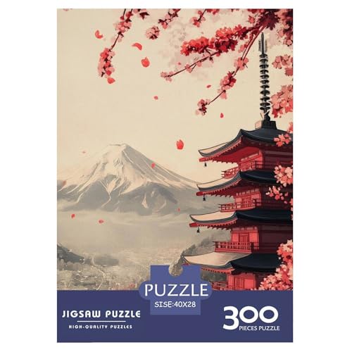 Kirschblütes Holzpuzzles Für Erwachsene 300 Teile Geburtstagsgeschenk Wohnkultur Lernspiel Family Challenging Games Entspannung Und Intelligenz 300pcs (40x28cm) von SHUNXIFQ