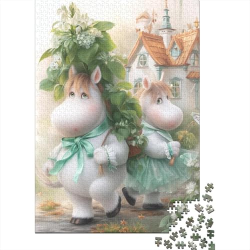 Kleine Mu Holzpuzzles 1000 Teile Erwachsene Wohnkultur Family Challenging Games EduKatzeional Game Geburtstagsgeschenk Entspannung Und Intelligenz 1000pcs (75x50cm) von SHUNXIFQ
