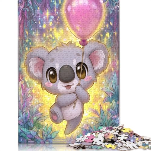 Kleiner Koala Erwachsene Holzpuzzless 300 Teile Home Decor EduKatzeional Game Geburtstagsgeschenk Family Challenging Games Entspannung Und Intelligenz 300pcs (40x28cm) von SHUNXIFQ