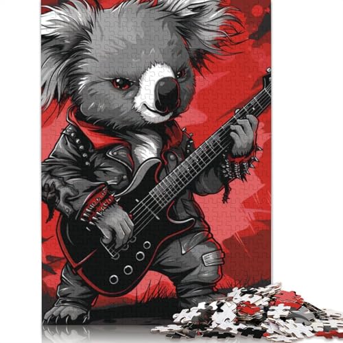 Koala Erwachsene Holzpuzzless 300 Teile Home Decor Lernspiel Geburtstagsgeschenk Family Challenging Games Stress Relief Toy 300pcs (40x28cm) von SHUNXIFQ