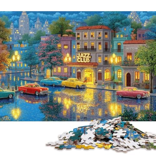 Kubanisches Havanna Holzpuzzles 1000 Teile Für Erwachsene Geburtstagsgeschenk Lernspiel Family Challenging Games Home Decor Entspannung Und Intelligenz 1000pcs (75x50cm) von SHUNXIFQ