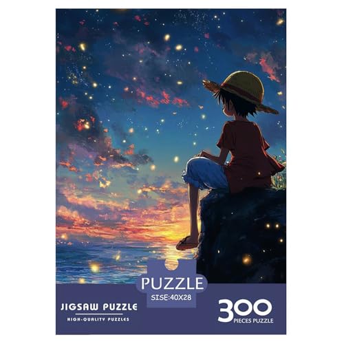 Luffy Holzpuzzles 300 Teile Erwachsene Wohnkultur Geschicklichkeitsspiel Für Die Ganze Familie Lernspiel Geburtstagsgeschenk Stress Relief 300pcs (40x28cm) von SHUNXIFQ