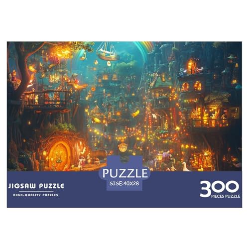 Magische Meeresboden Holzpuzzles 300 Teile Für Erwachsene Family Challenging Games Moderne Wohnkultur Educational Game Geburtstagsgeschenk Stress Relief 300pcs (40x28cm) von SHUNXIFQ