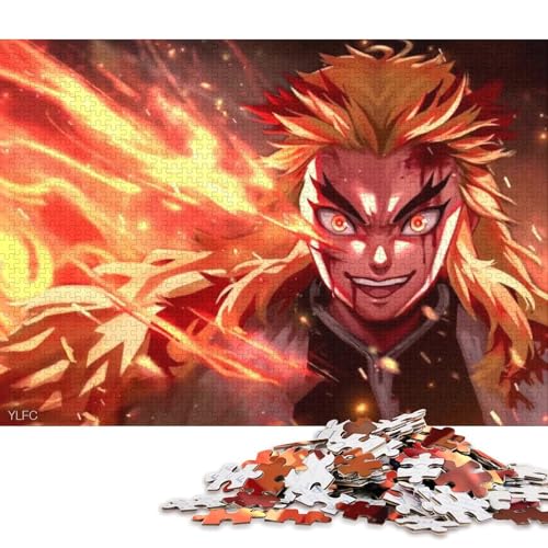 Nezuko Tanjiro Demon Slayer Holzpuzzles Erwachsene 1000 Teile Geburtstagsgeschenk Family Challenging Games Moderne Wohnkultur Educational Game Stress Relief 1000pcs (75x50cm) von SHUNXIFQ