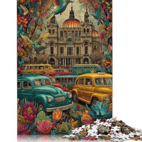 Palacio de Bellas Artes Holzpuzzles Erwachsene 300 Teile Family Challenging Games Geburtstagsgeschenk Home Decor Educational Game Entspannung Und Intelligenz 300pcs (40x28cm) von SHUNXIFQ