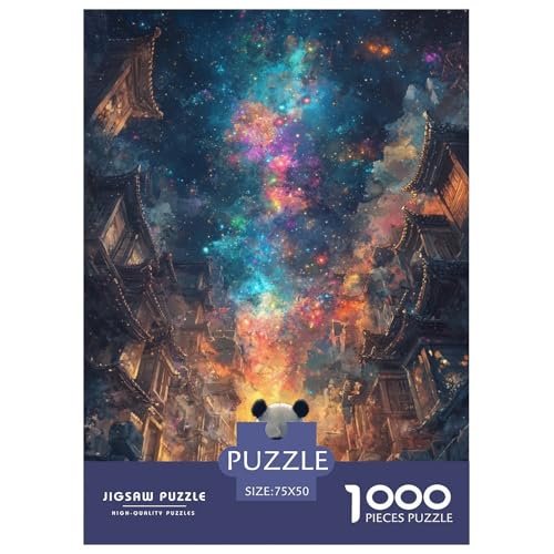 Panda Erwachsene Holzpuzzless 1000 Teile Home Decor Educational Game Geburtstagsgeschenk Family Challenging Games Entspannung Und Intelligenz 1000pcs (75x50cm) von SHUNXIFQ