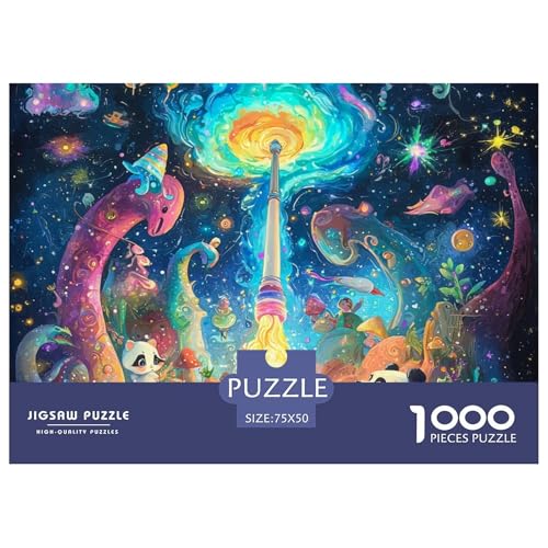 Panda-Stadt Holzpuzzless Erwachsene 1000 Teile Family Challenging Games Wohnkultur Lernspiel Geburtstagsgeschenk Entspannung Und Intelligenz 1000pcs (75x50cm) von SHUNXIFQ