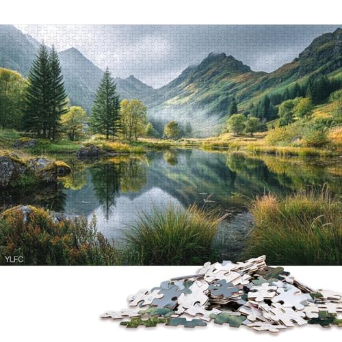Panoramatal Holzpuzzles Für Erwachsene 1000 Teile Family Challenging Games Geburtstagsgeschenk Lernspiel Wohnkultur Stress Relief 1000pcs (75x50cm) von SHUNXIFQ