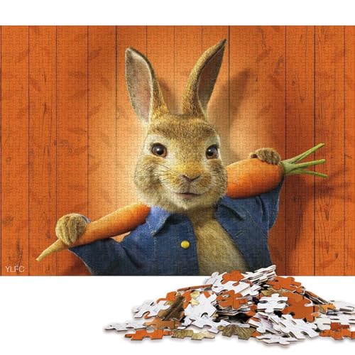 Peter Rabbit Holzpuzzles 500 Teile Erwachsene Moderne Wohnkultur Family Challenging Games Lernspiel Geburtstagsgeschenk Entspannung Und Intelligenz 500pcs (52x38cm) von SHUNXIFQ