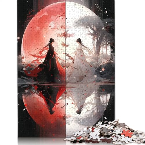 Princess Holzpuzzles Für Erwachsene 500 Teile Geburtstagsgeschenk Family Challenging Games Home Decor Educational Game Stress Relief 500pcs (52x38cm) von SHUNXIFQ