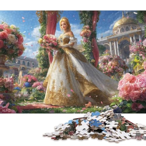 Prinzessin Holzpuzzles Für Erwachsene 300 Teile Lernspiel Family Challenging Games GeburtHirschsgeschenk Wohnkultur Stress Relief Toy 300pcs (40x28cm) von SHUNXIFQ