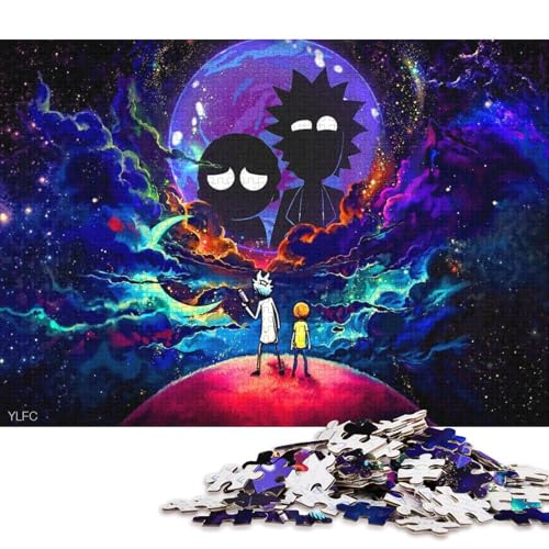 Rick Holzpuzzless 300 Teile Erwachsene Wohnkultur Educational Game Family Challenging Games Geburtstagsgeschenk Stress Relief Toy 300pcs (40x28cm) von SHUNXIFQ