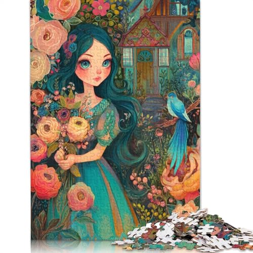 Rosengarten Holzpuzzless Erwachsene 300 Teile Family Challenging Games Wohnkultur Lernspiel Geburtstagsgeschenk Entspannung Und Intelligenz 300pcs (40x28cm) von SHUNXIFQ