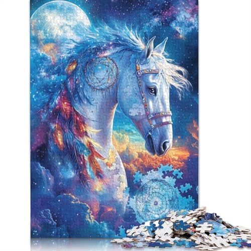 Sankt Ma Holzpuzzles 500 Teile Für Erwachsene Family Challenging Games Moderne Wohnkultur Educational Game Geburtstagsgeschenk Stress Relief 500pcs (52x38cm) von SHUNXIFQ