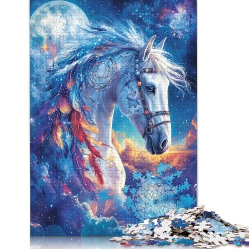 Sankt Ma Holzpuzzless 300 Teile Erwachsene Geburtstagsgeschenk Family Challenging Games Moderne Wohnkultur Educational Game Stress Relief Toy 300pcs (40x28cm) von SHUNXIFQ