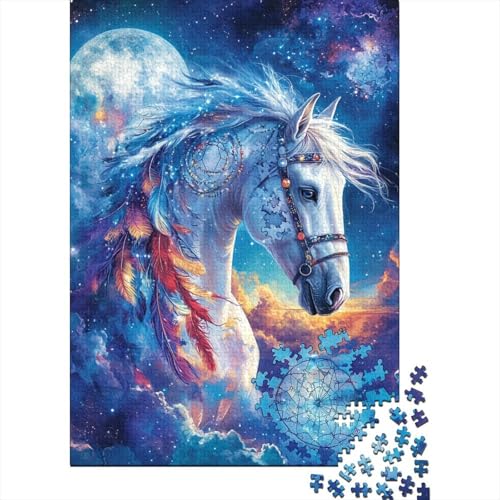 Sankt Ma Holzpuzzless Für Erwachsene 1000 Teile Wohnkultur Lernspiel Family Challenging Games Geburtstagsgeschenk Stress Relief Toy 1000pcs (75x50cm) von SHUNXIFQ